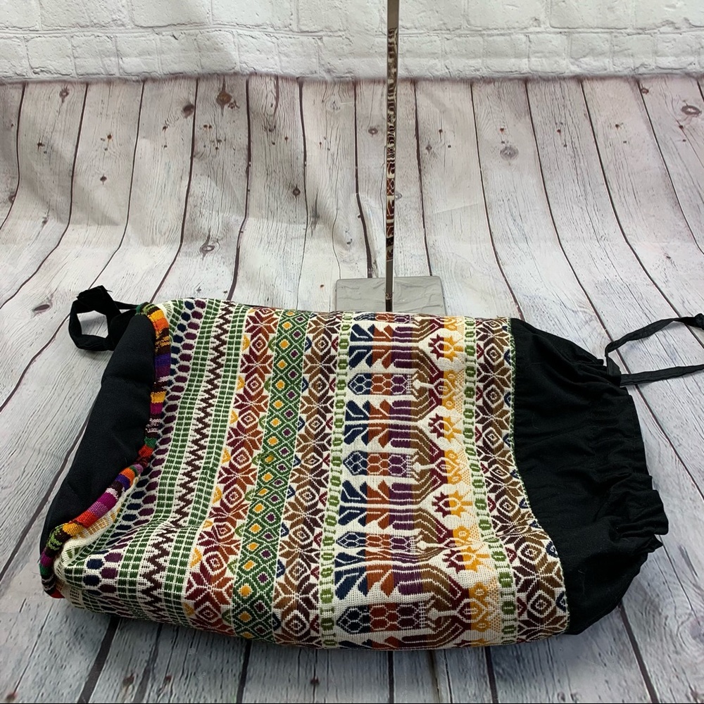 Bohemian Tribal Aztec 90s style Backpack - Picture 7 of 10